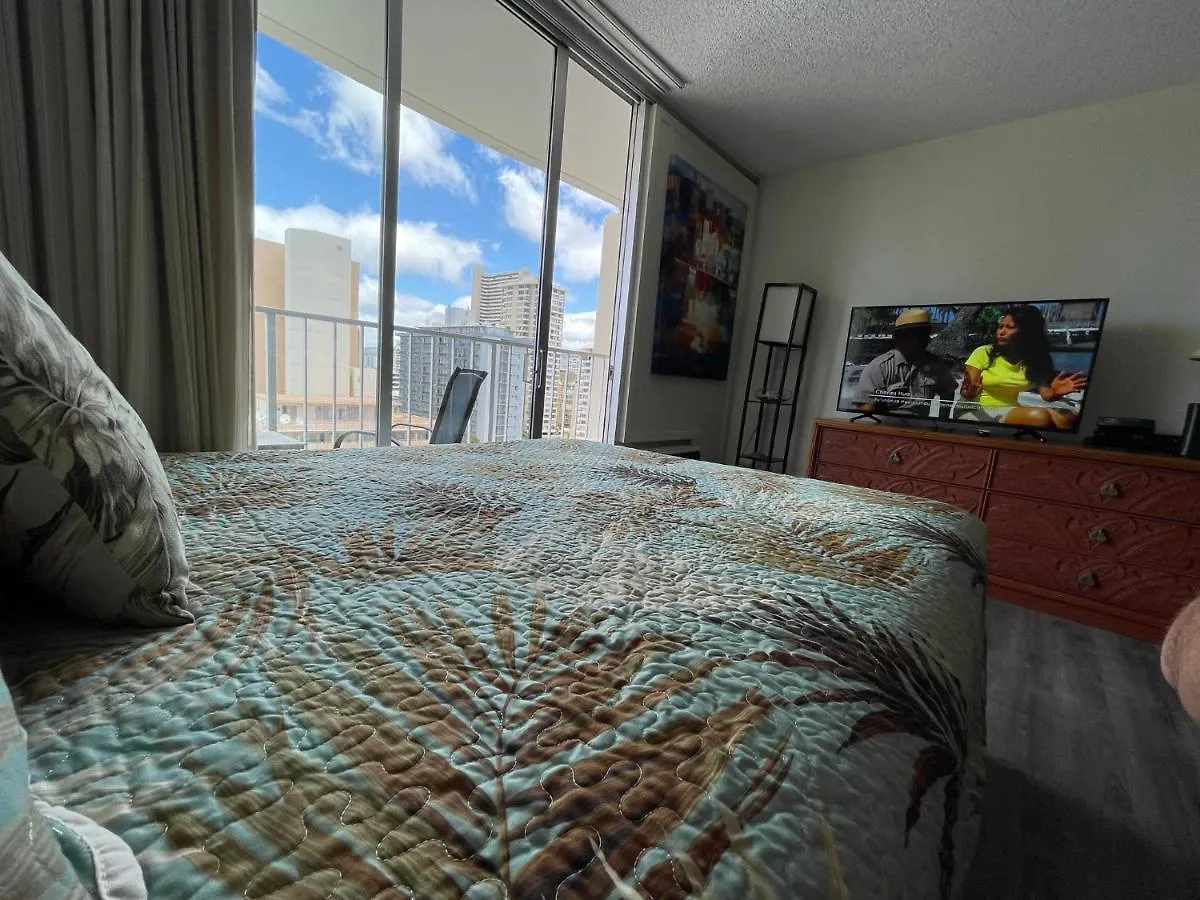 Tropical Studios at Marine Surf Waikiki: Beachfront Oasis with Full Kitchen Honolulu 0*,  United States